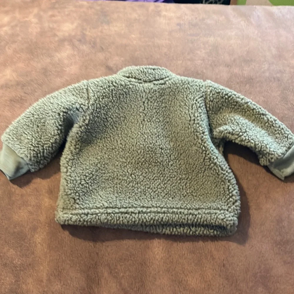 Carter's Green Sherpa Shirt‎ and Wonder Nation  Matching Sweatpants Set
